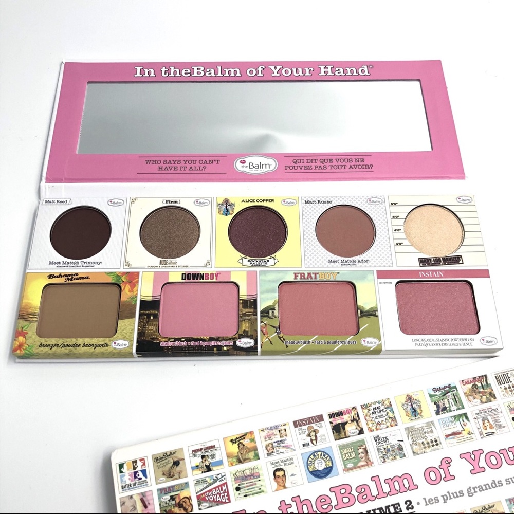 NEW The Balm Cosmetics Face and Eyeshadow Palette